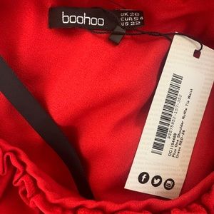 One Shoulder Ruffle Mini Dress